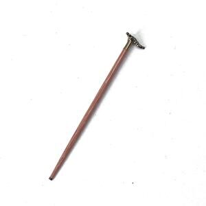 J Getzan Artisan Fox Head Cane Walking Stick Vintage Dollhouse Miniature 1:12